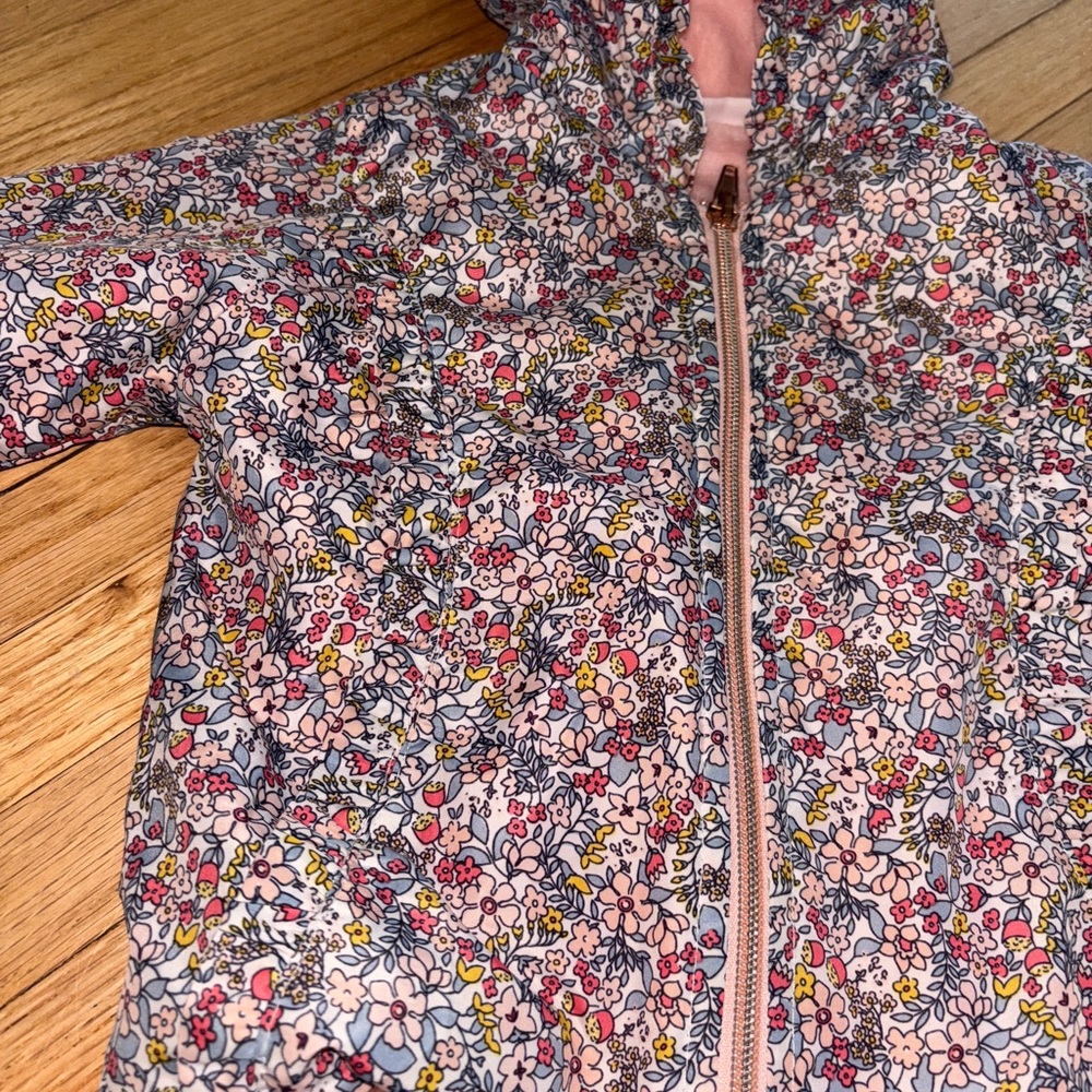 Girls Jacket with Fleece Lining - Picture 2 of 4